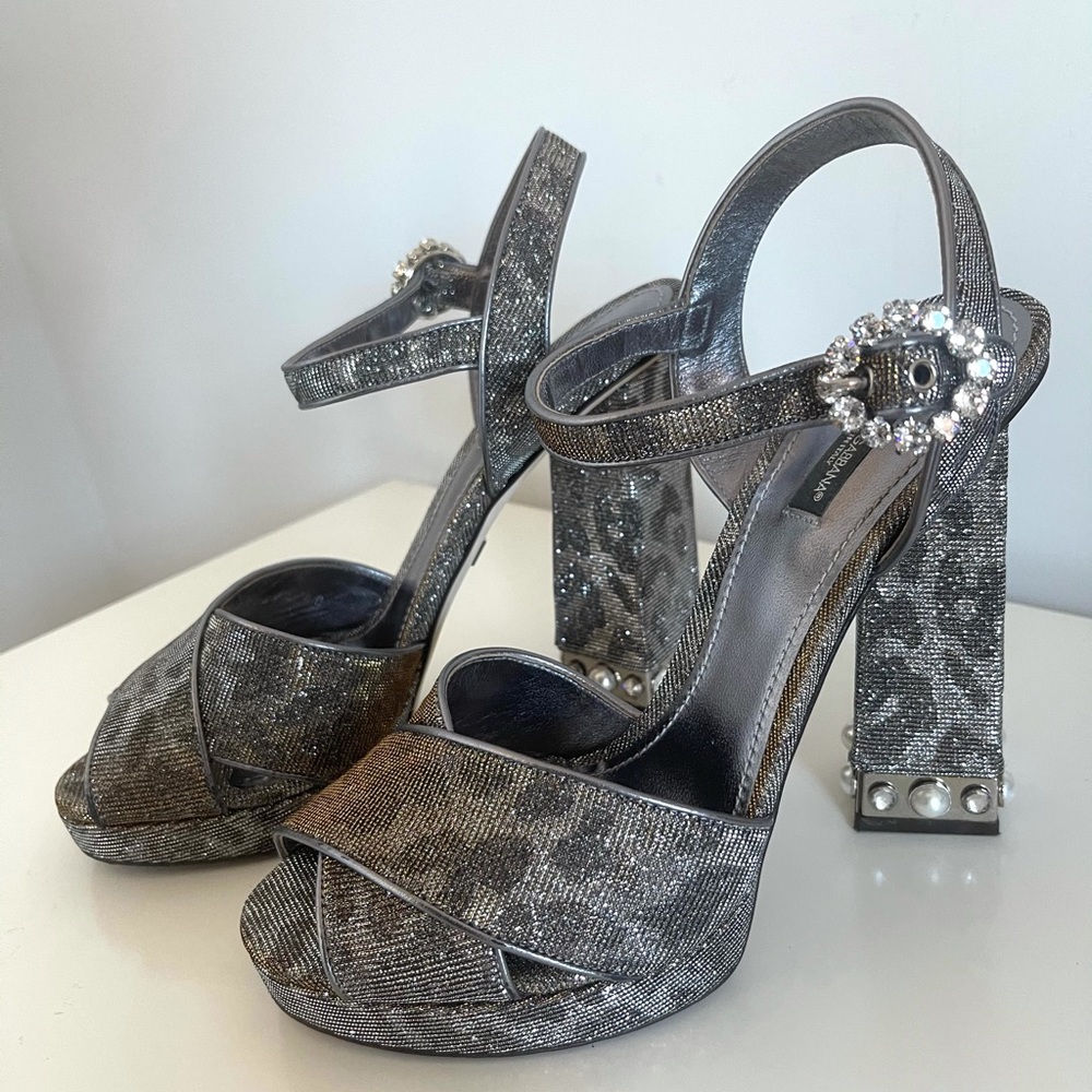 AUTHENTIC DOLCE & GABBANA ALTA MODA RUNWAY HEELS - Picture 7 of 17